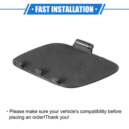 Tow Hook Eye Hole Cover Cap Plastic Black Front Right for BMW E93 (2007 - 2010)