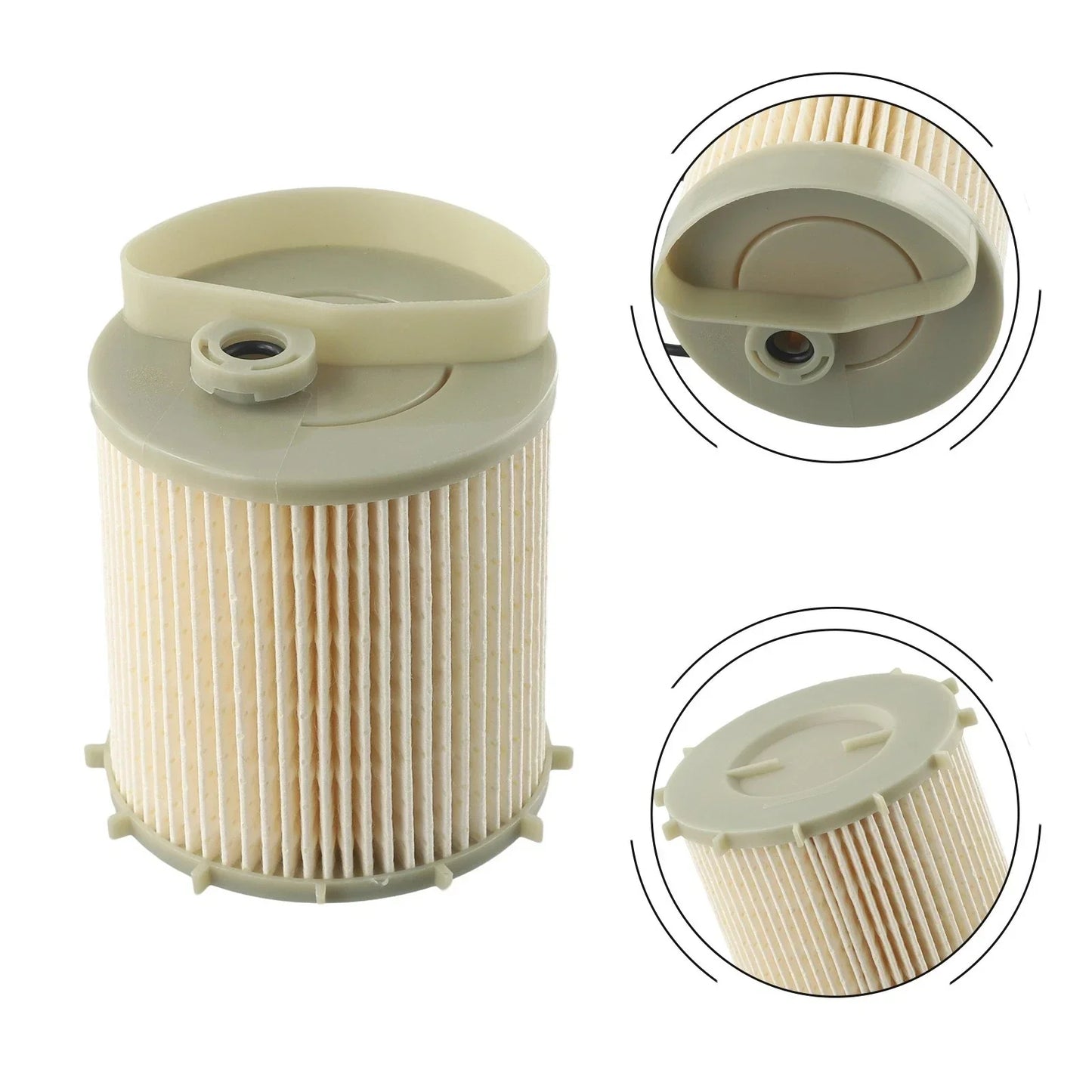 Fuel Filter Beige Plastic