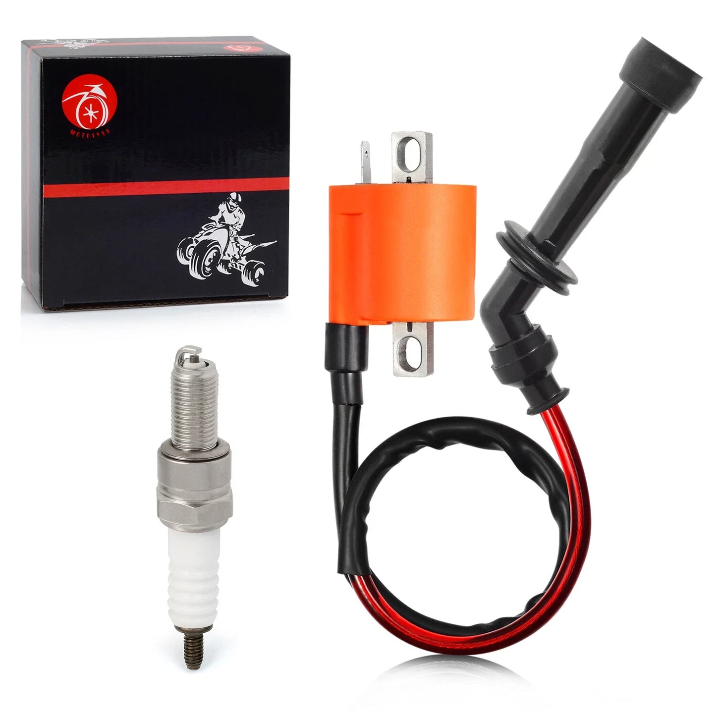 Ignition Coil Spark Plug for Suzuki King Quad AXi 750 700 X4 (2008–2013)