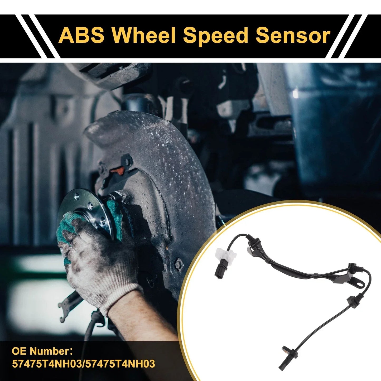 ABS Wheel Speed Sensor for Honda Jade (2015-2020) 1 x Rear Left