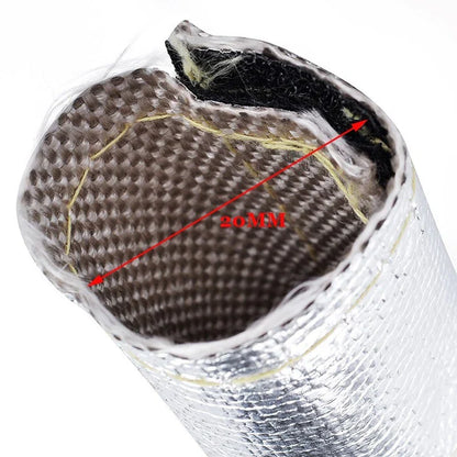 Metallic-Heat Shield / 20MM / Thermal Sleeve Wire Hose Cover