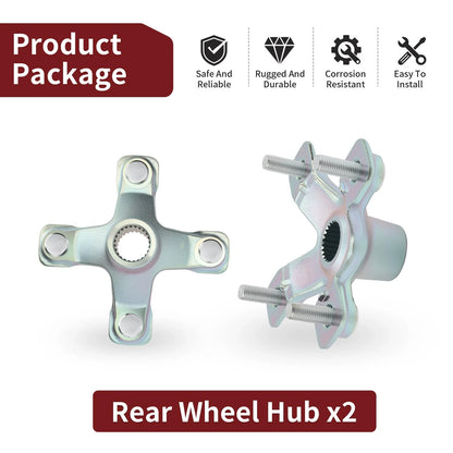 2 x Rear Wheel Hub for Yamaha YFZ450R SE (2009–2017)