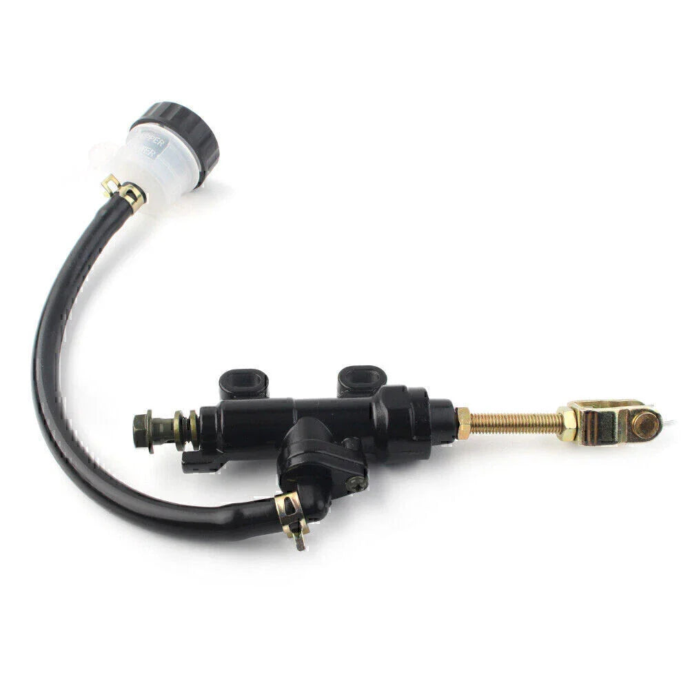 Rear Brake Master Cylinder for Moto Dirt Bike ATV Black