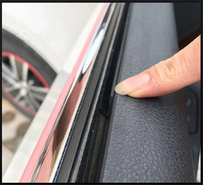 Black Universal Door Glass Window Rubber Seal Strip for Car 8M V-Type