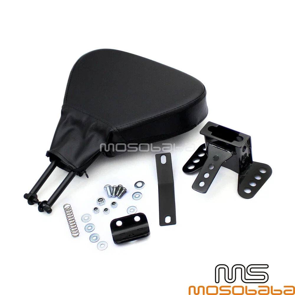 Black Backrest Pad Bracket for Harley Touring FLH Street Glide (2009-2023)