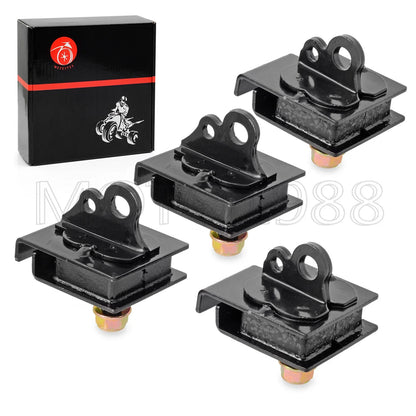 Bottom & Top Engine Mount Rubber Damper Kit for Yamaha Rhino 660 (2004–2007)