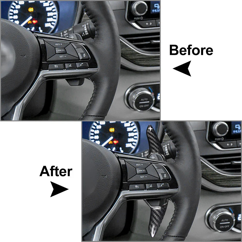 Carbon Fiber Steering Wheel Shift Paddles for Nissan Teana Altima (2019-2020)
