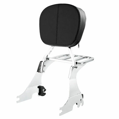 Sissy Bar Backrest Rack for Harley Sportster XL883 XL1200 (2004 - 2022)