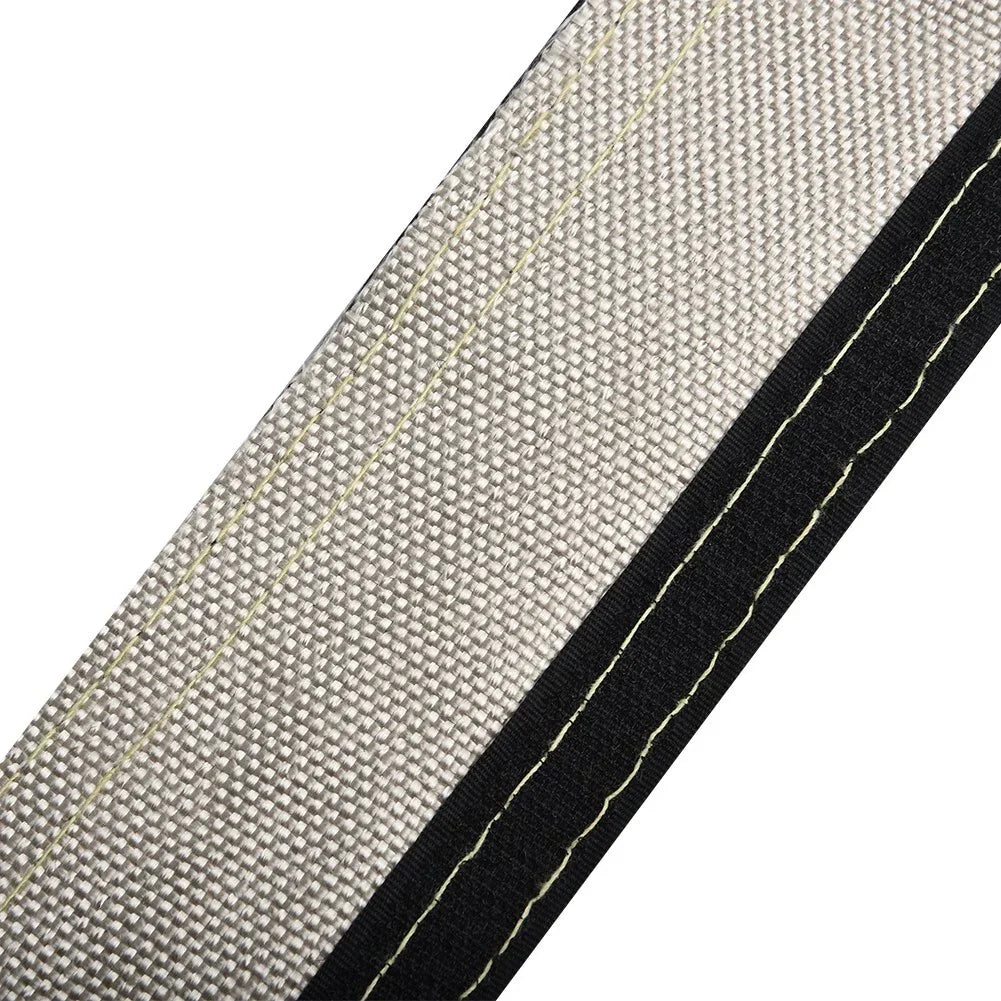 1M Metallic Heat Shield Sleeve Insulated Wire Hose Cover Wrap Loom Tube 12mm Dia