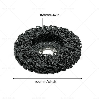 5 x Rust Removal Poly Strip Disc Wheel for Angle Grinder 100mm