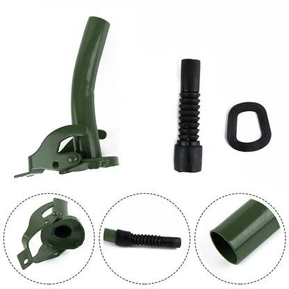 Can Spout Nozzle Oil Pipe Standard With Rubber Gasket 38cm 1pc Accessories for Car