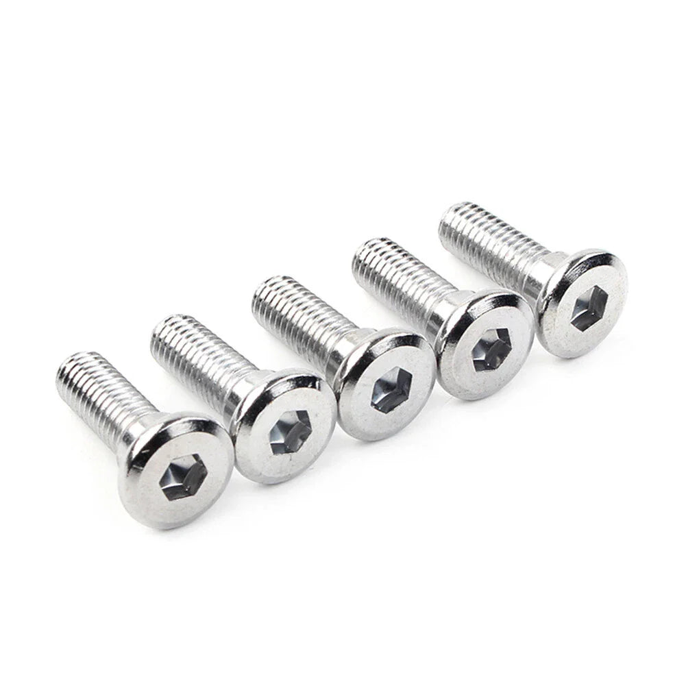 5 x M8x25mm Steel Bolts Hex Socket Disc Brake Rotor Screws Fasteners