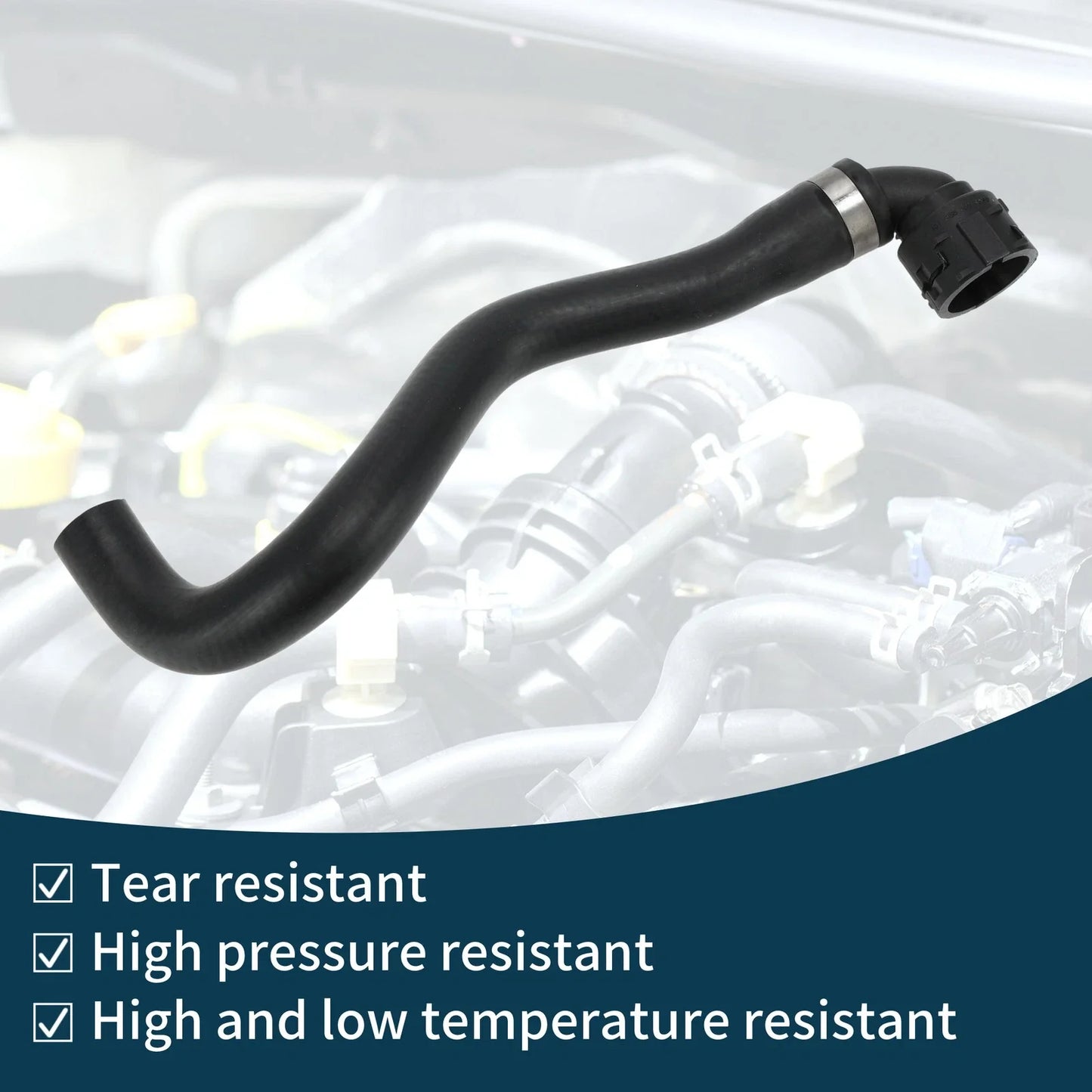 Radiator & Heater Hose for BMW X5 (2003-2006) Coolant Hose Black