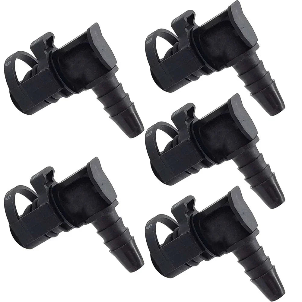 5 Pcs Throttle Valve Thermostat Body Heater Pipe Hose Connectors for Chevrolet