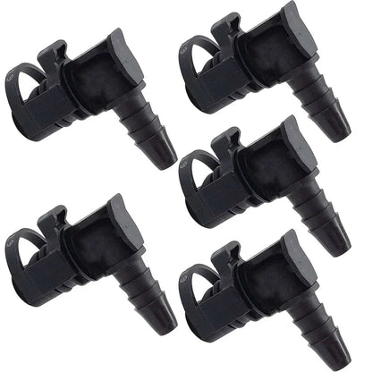 5 Pcs Throttle Valve Thermostat Body Heater Pipe Hose Connectors for Chevrolet