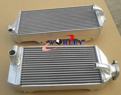 Aluminum Radiator & Hose for Suzuki RMZ250 2007-2009 () Blue