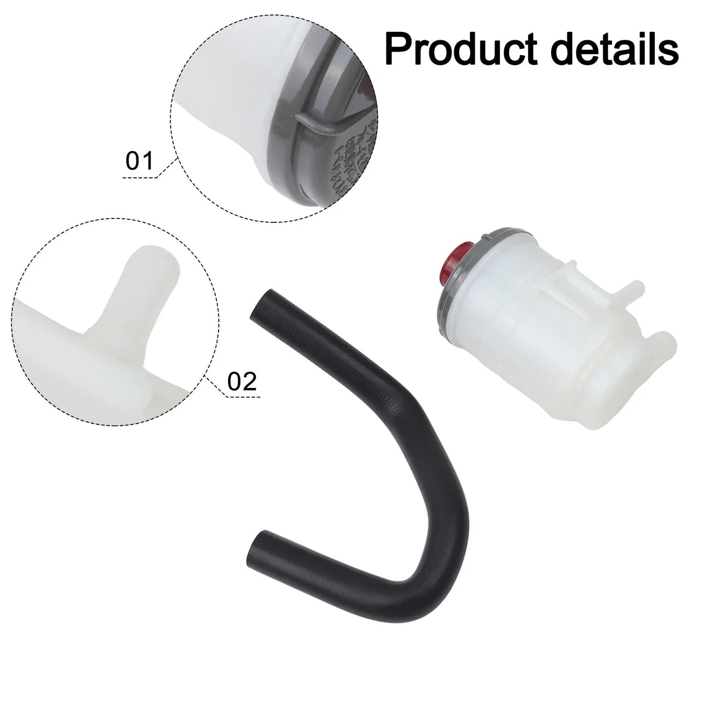 Power Steering Pump Tank and Hoses for Honda Accord (2003–2007)