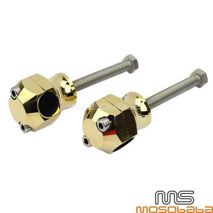 1" Handlebar Mount Riser Clamps for Harley Triumph Bobber Street Bikes