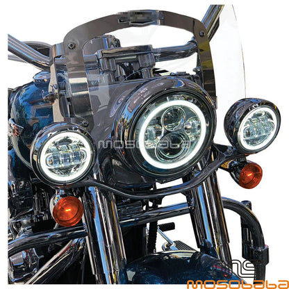 Fog Light Mount Bracket for Harley Road King
