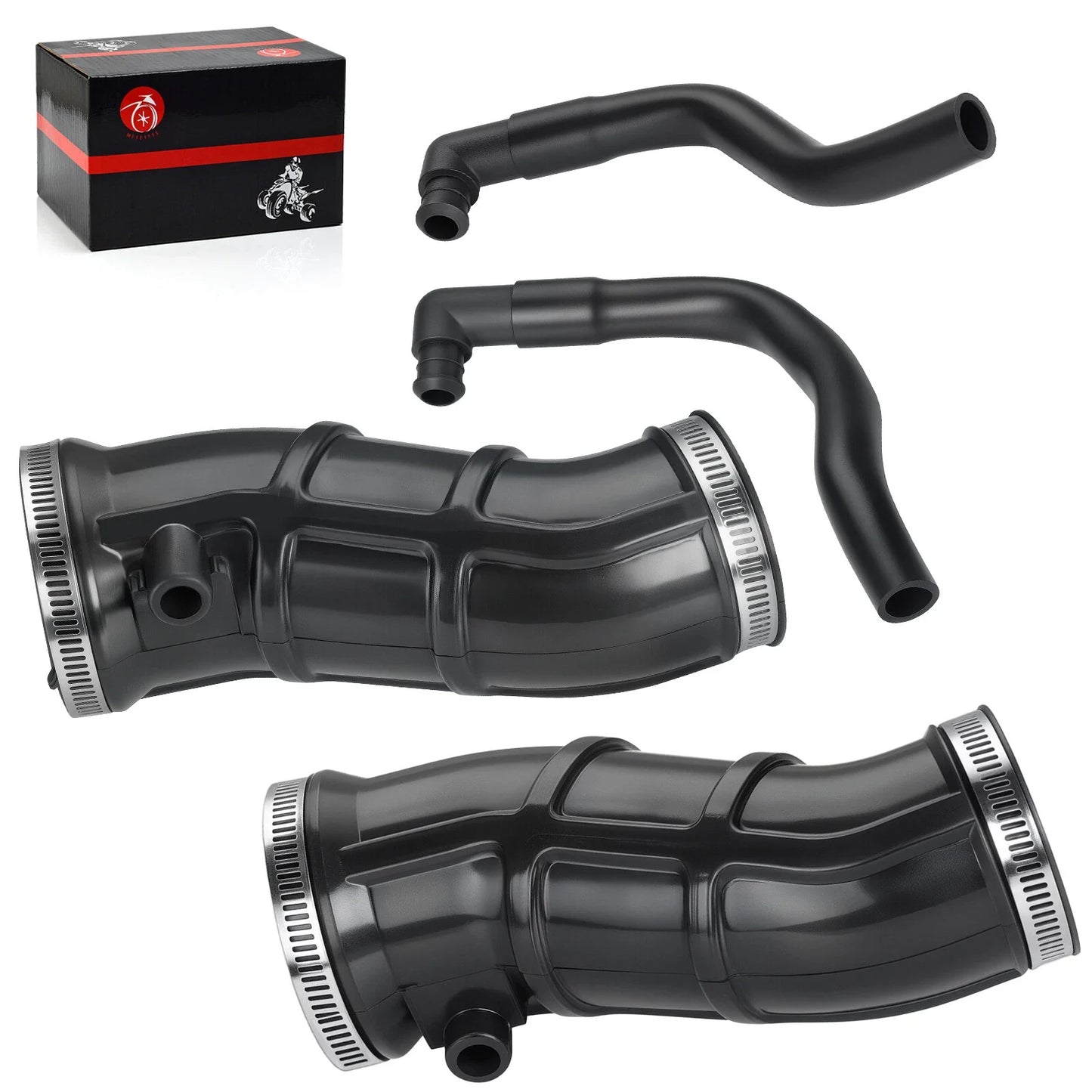 2 x Left+Right Snorkel Air Box Intake Tube & Pipe for Yamaha Raptor (2001–2005)