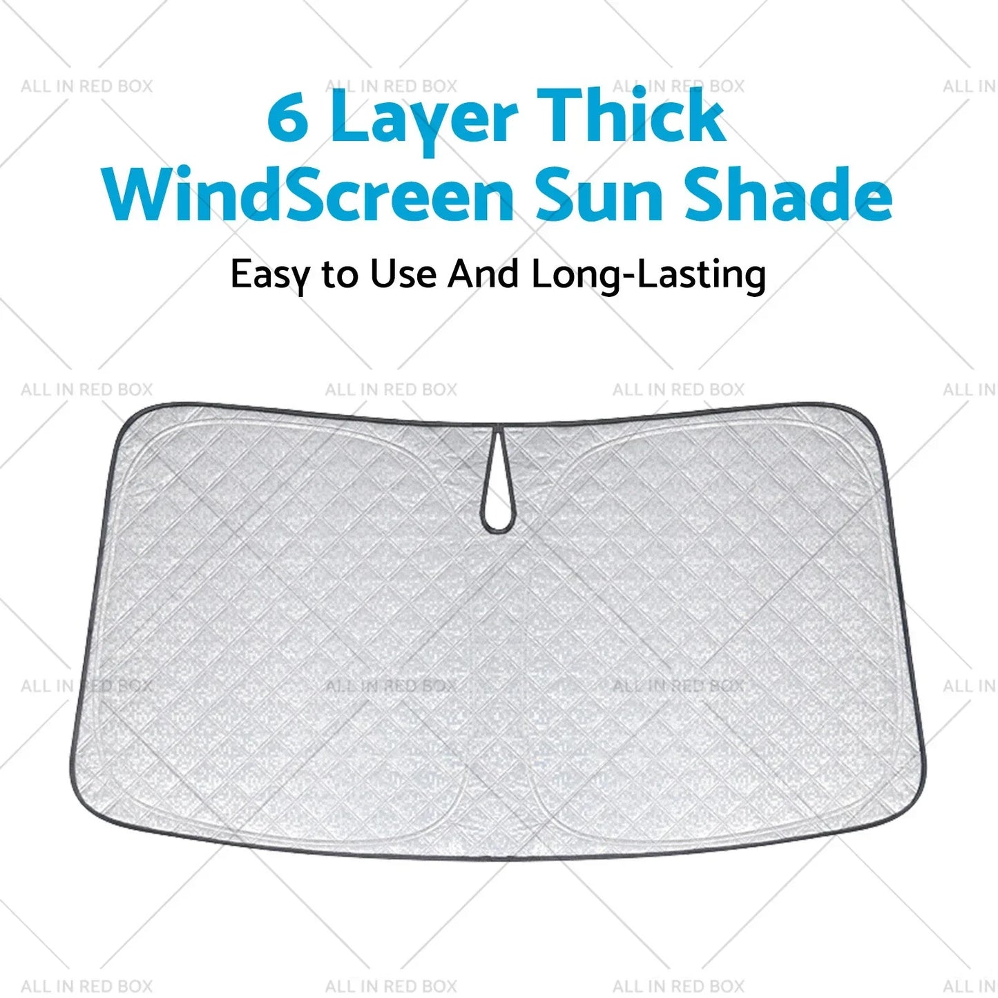 6 Layer WindScreen Sun Shade for Tesla Model Y (2020-2024) UV Protection