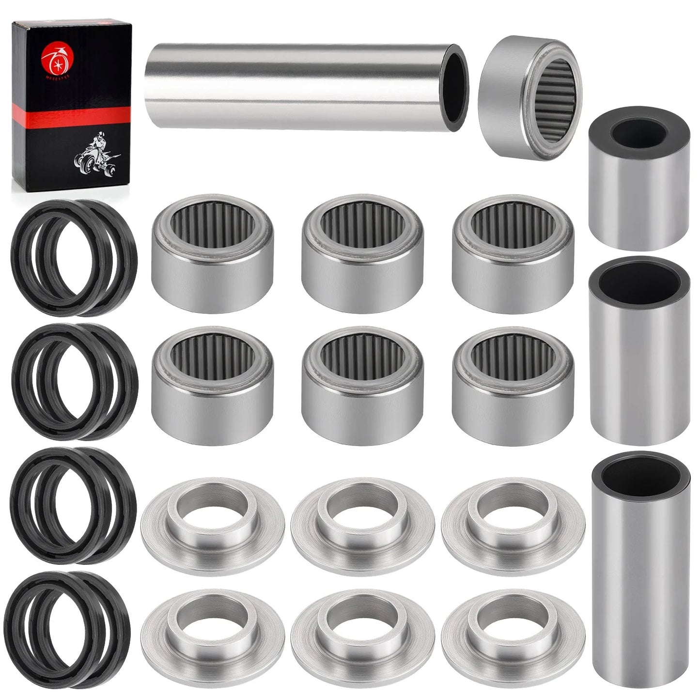 Swing Arm Linkage Bearing Seal Bushing Kit for Kawasaki KFX400 (2003–2006)