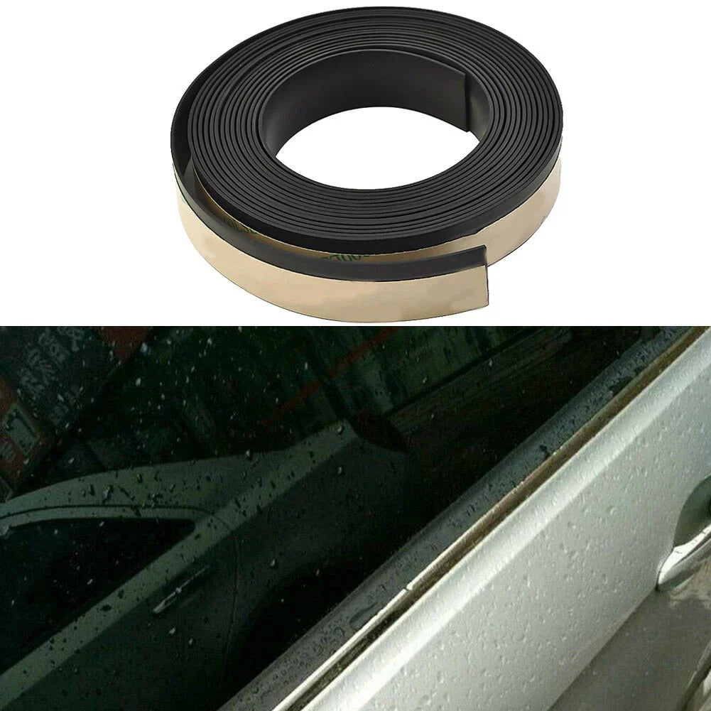 13FT Rubber Auto Side Door Seal Weatherstrip Rain Visor for Universal