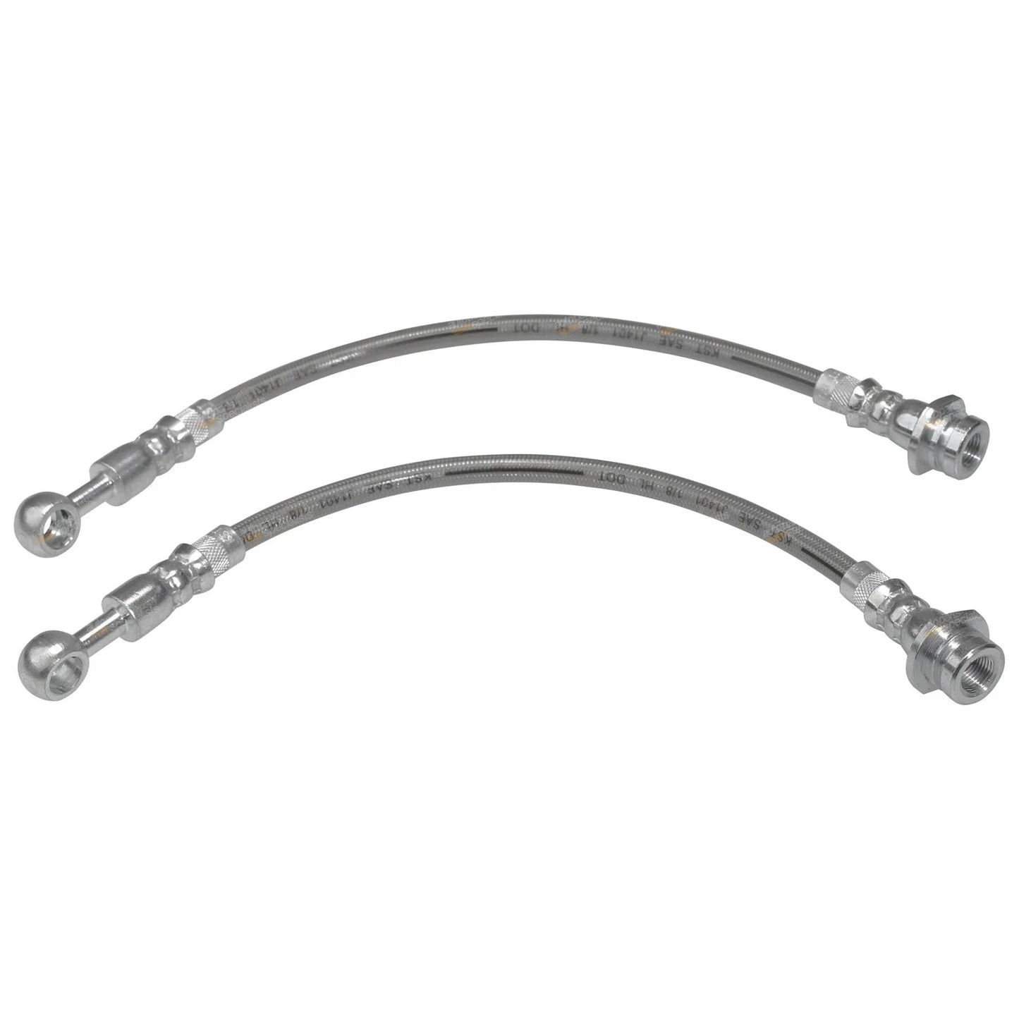 Braided Brake Lines Left & Right for Nissan Patrol GQ Y60 (1988 - 1997)