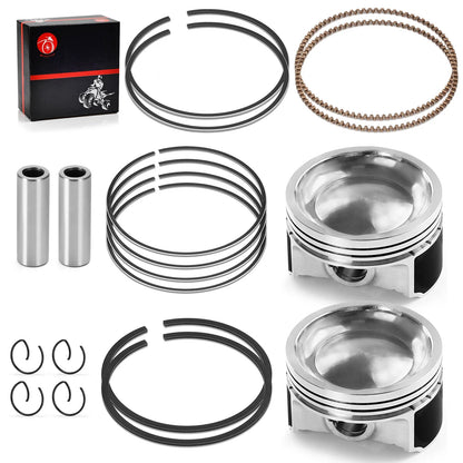 Top End Rebuild Kit 80mm Piston W Rings for Polaris RZR S 800 (2008–2014)