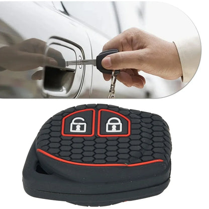 2 x Button Remote Key Cover Case Car Accessories