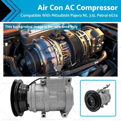 Air Conditioning Compressor for Mitsubishi Pajero NL 3.5L Petrol (1997-2000)