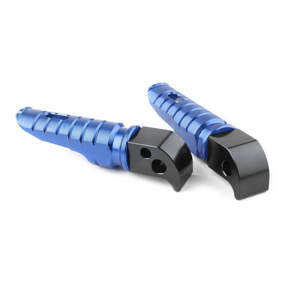 Blue CNC Rear Footpeg Footrests for Yamaha YZF-R1 R6 FZ-07 FZ-09