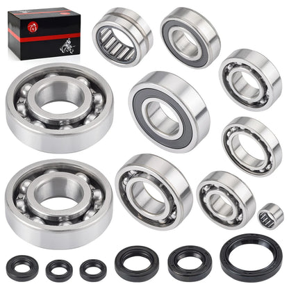 Crankshaft Transmission Bearings with Seals Kit for Yamaha WR400F (1998–2000)