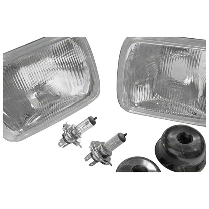 2 x Universal Headlights Pair for Toyota Hilux/Hiace (1983–2005)