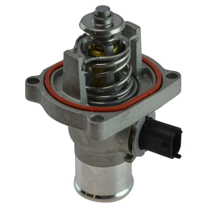 Engine Coolant Thermostat Assembly + Housing for Chevrolet Aveo, Cruze (2004-2019)