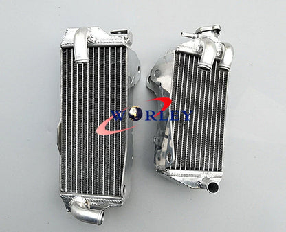 Aluminum Radiator + Blue Silicone Hose for Honda CRF450R (2017-2018)