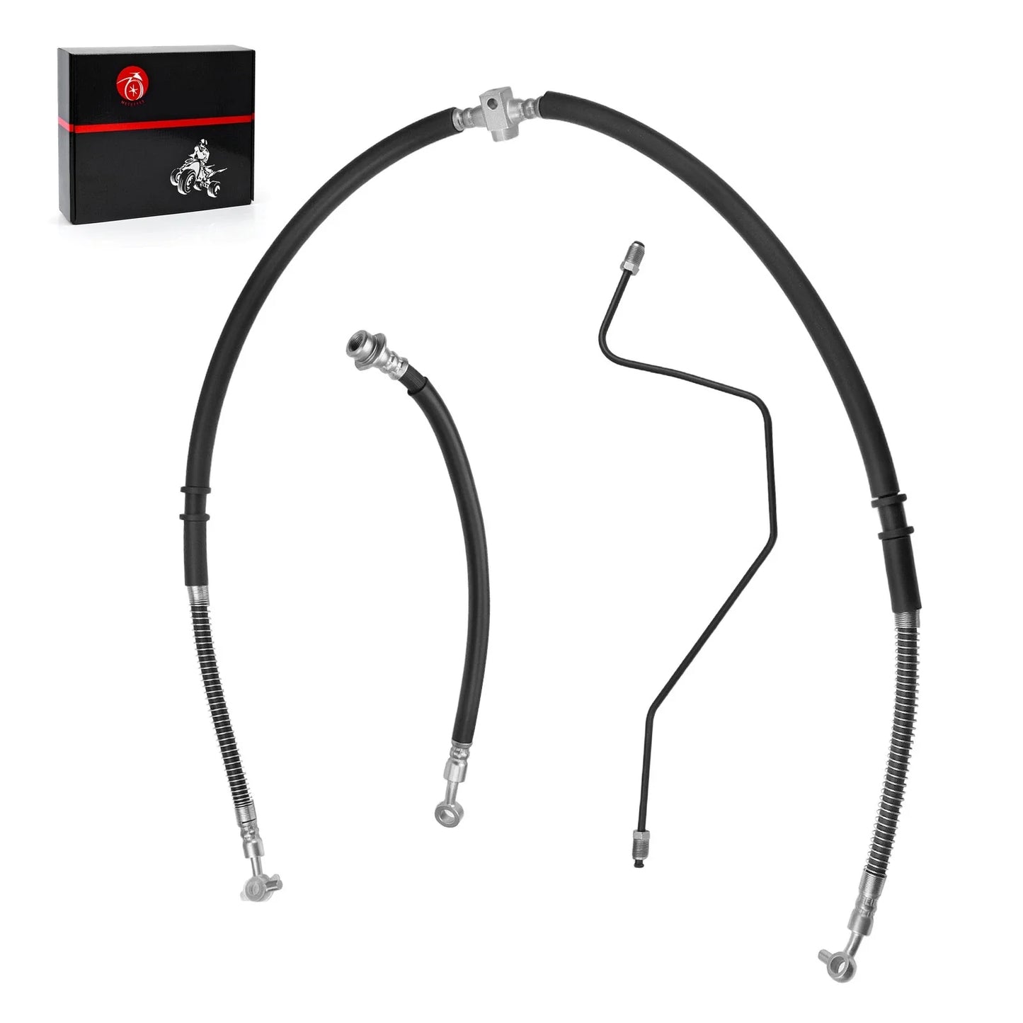 Front Brake Hose Lines Pipe Kit for Yamaha Raptor 700R (2006–2024)