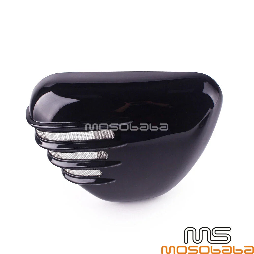 Black Battery Side Covers for Triumph Bonneville Street Twin 900 (16-23)