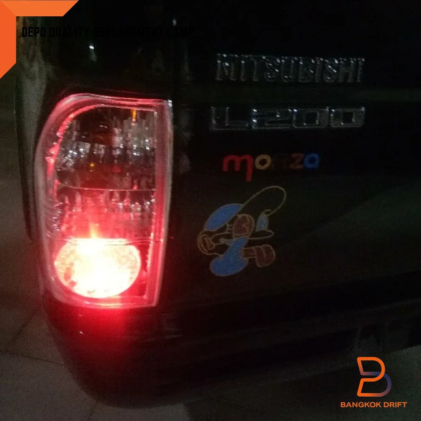 Crystal Tail Light Rear Lamp for Mitsubishi Triton Ute MK L200 (1996-2006)