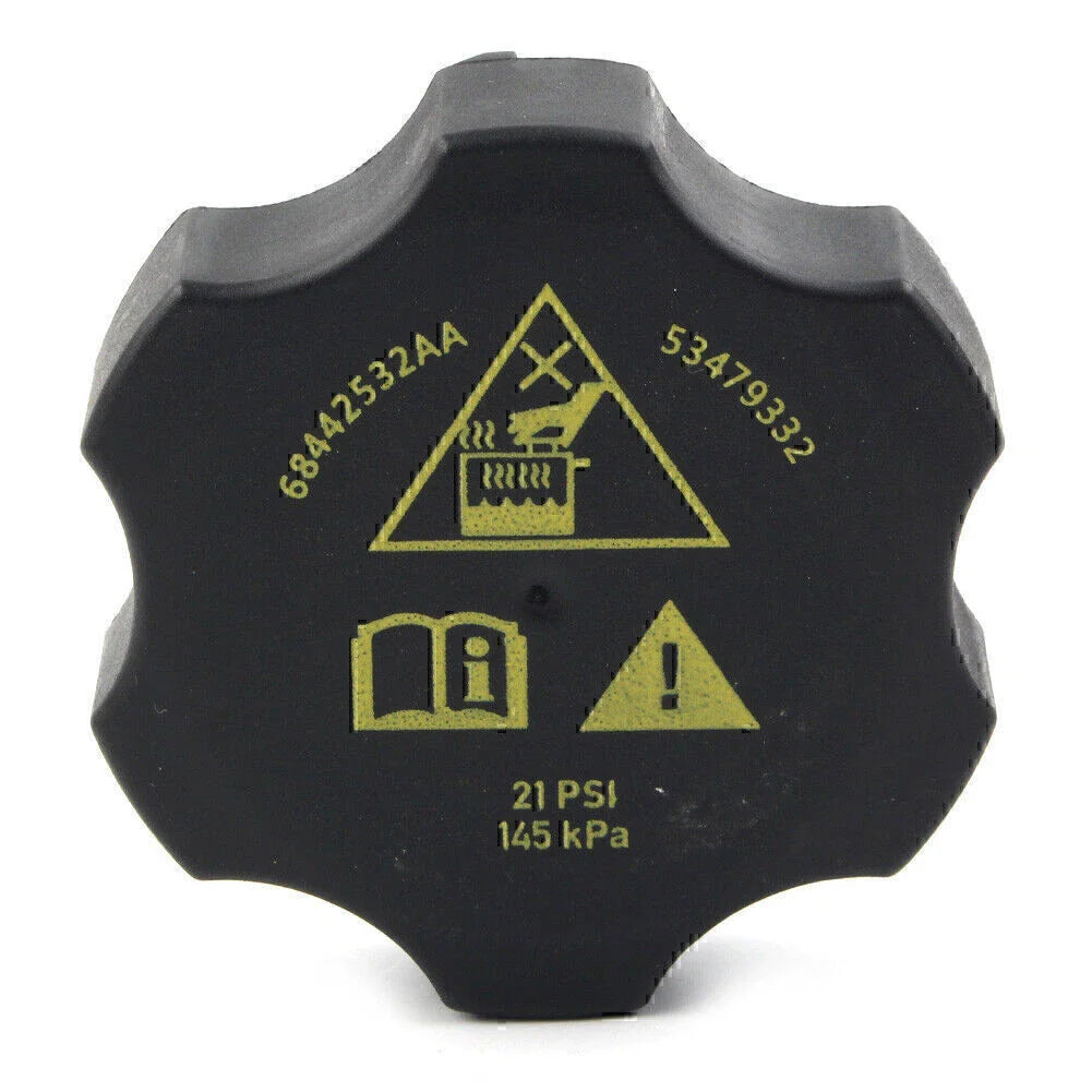 Black Plastic Coolant Cap for Dodge (2011-2019)