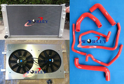 Aluminum Radiator, Fans, Hoses for Holden Commodore VT VX VU HSV V8 (1997-2007)