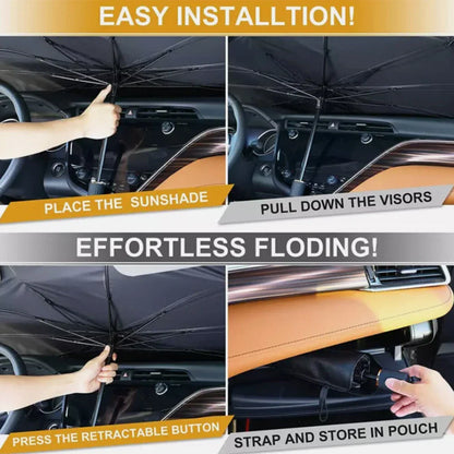 Universal Front Windshield Sunshade Heat Cover for Car