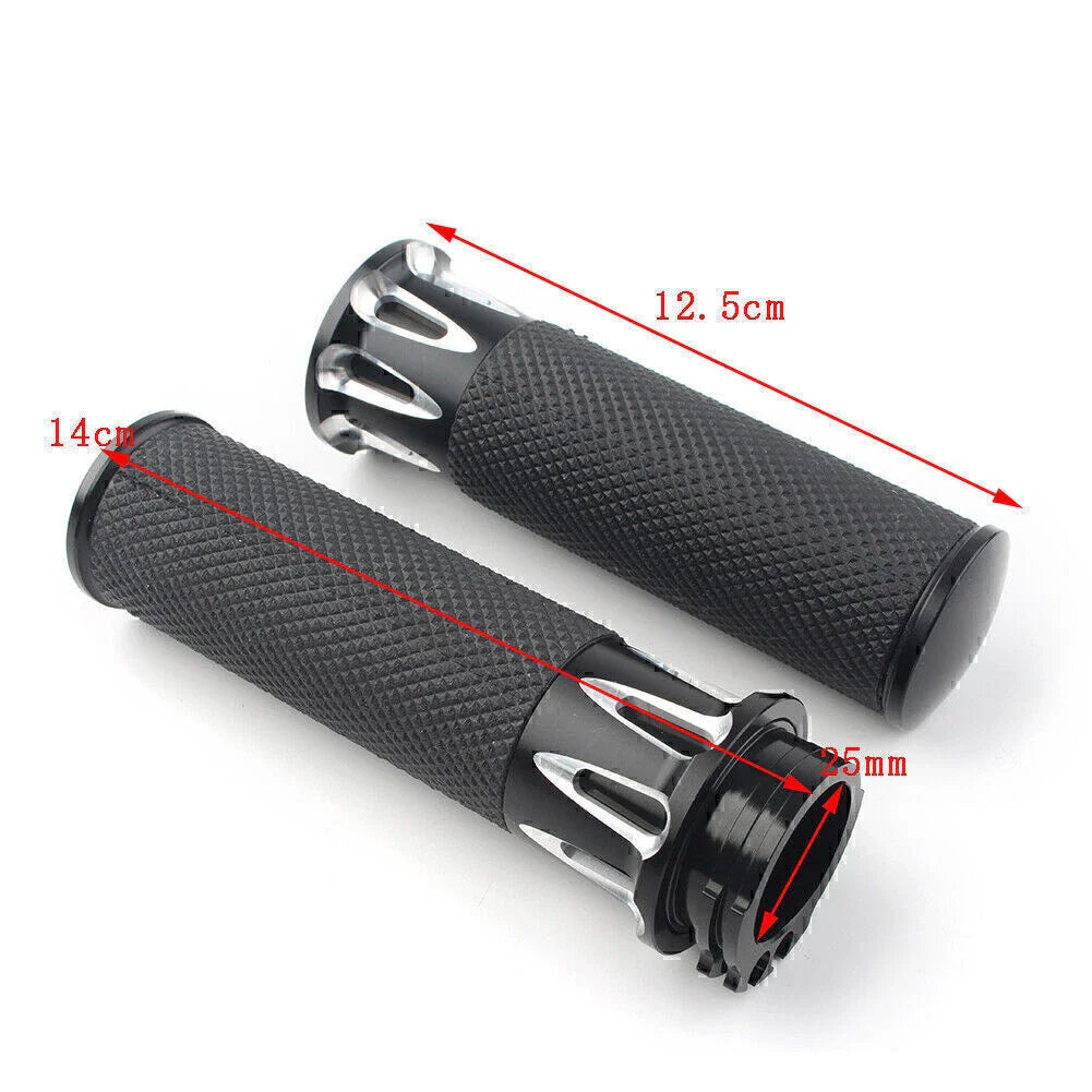 1'' Handle Bar Hand Grip for Harley Touring, Street Glide, Softail, Dyna