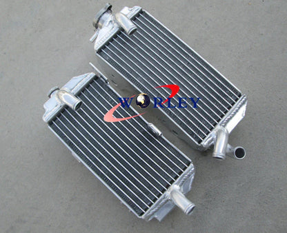 Aluminum Radiator & Hose for Honda CRF450R CRF450 2013-2014 ( Blue)