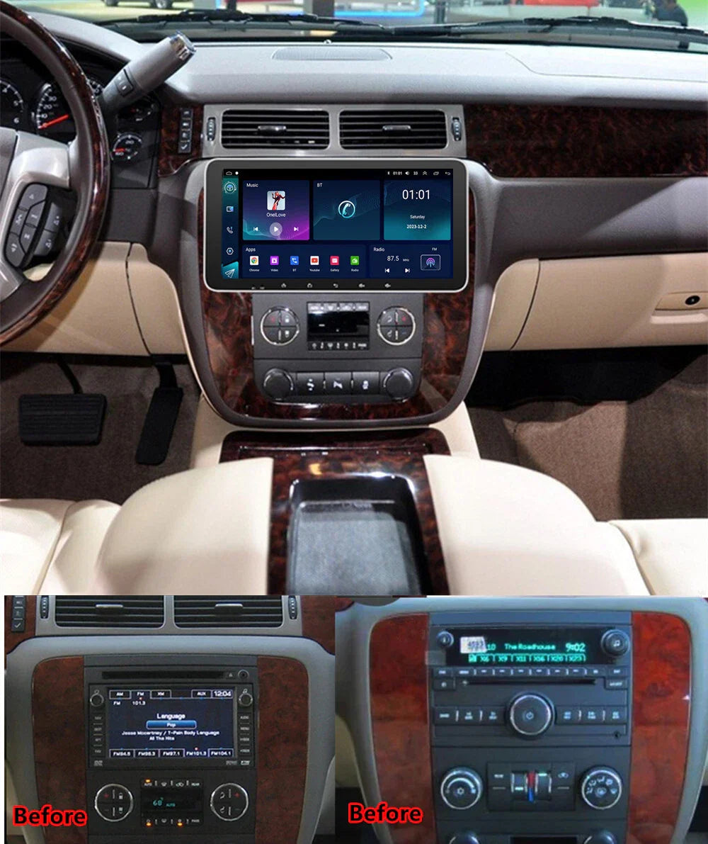 10.33'' Car Stereo GPS Navigation for Buick Enclave, Hummer H2, Suzuki (2008-2017)