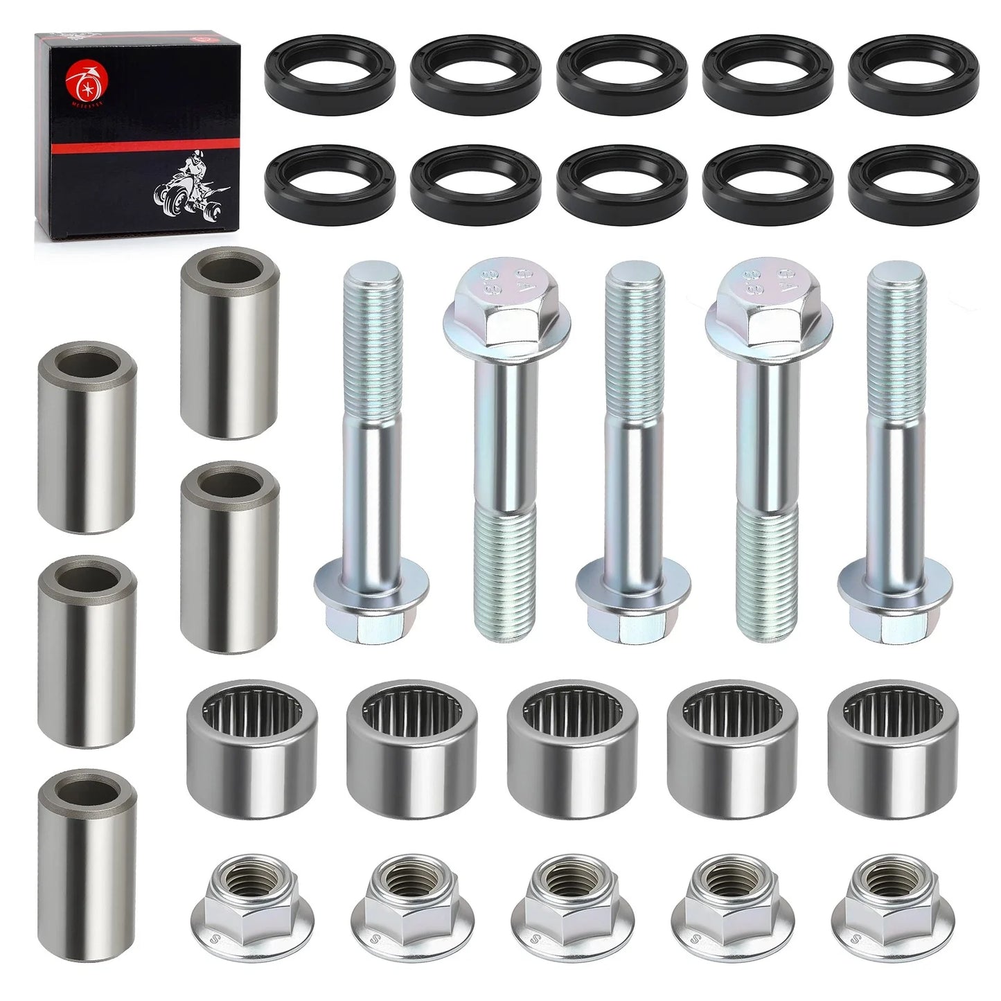 Swing Arm Linkage Bearing Kit Bolt Nut for Honda Sportrax TRX400EX (1999–2008)