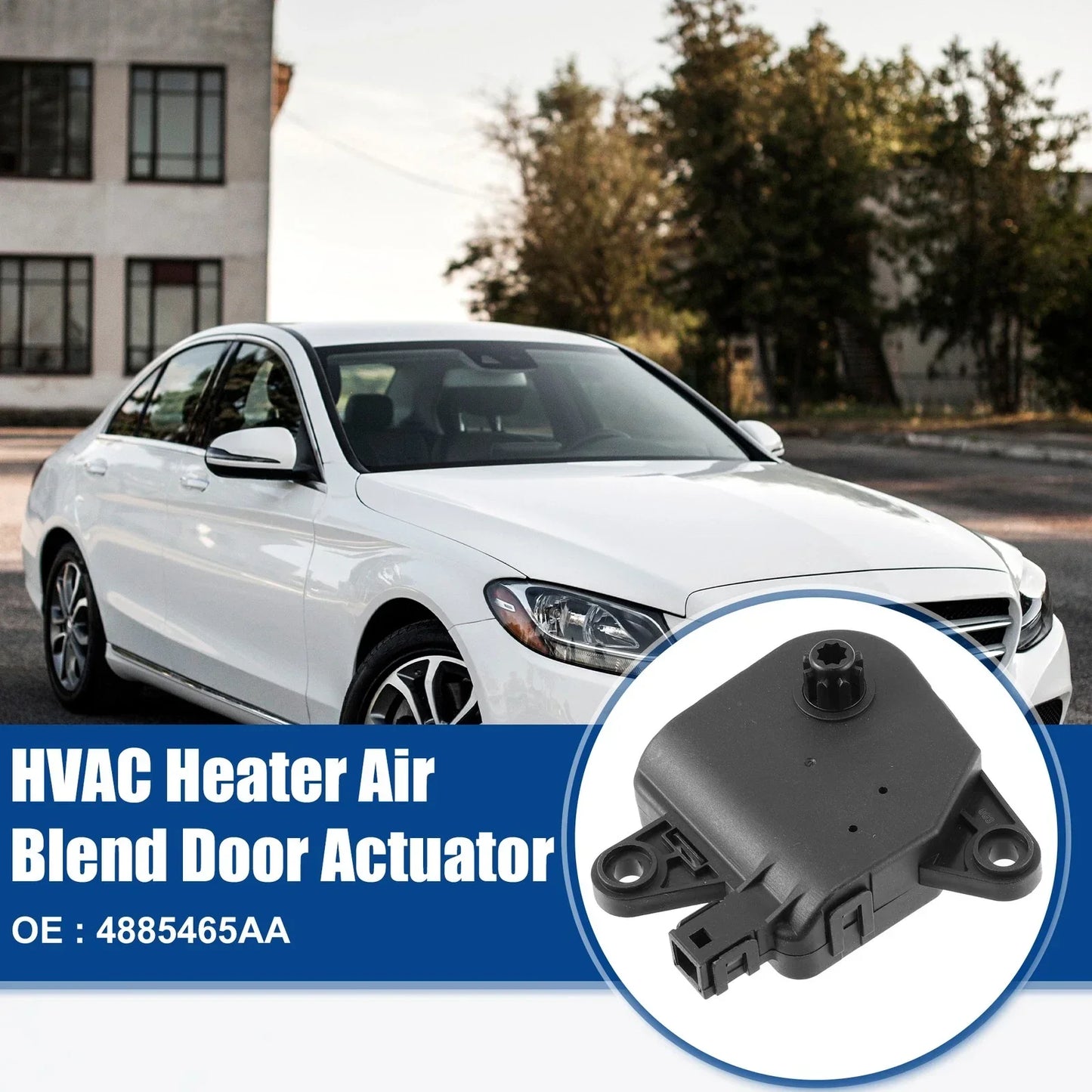 Air Door Actuator for Dodge Caravan 2001-2007 (1 x Black)