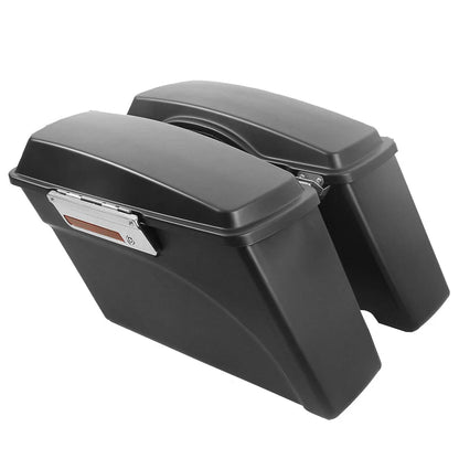 Matte Saddle Bags for Harley Softail FXST Springer Fatboy FLSTF (84-13)
