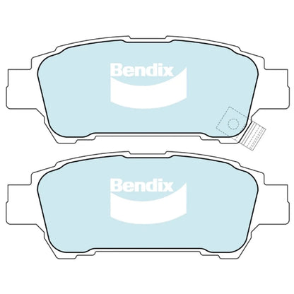 GCT Rear Disc Brake Pads Set for Toyota Tarago (00–06)