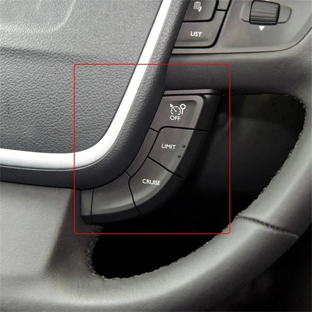 Steering Wheel Cruise Control Switch Button for Peugeot 508SW (2011-2018)